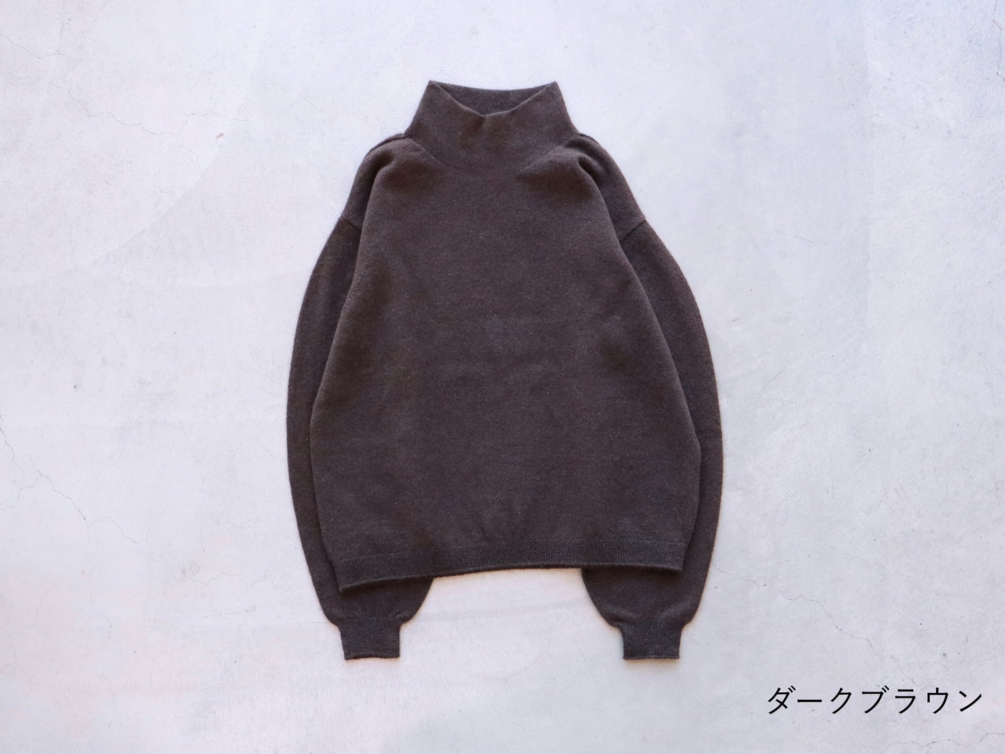 ヤク バルーンスリーブセーター