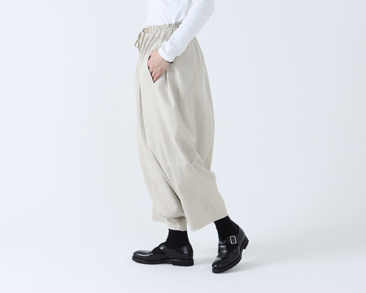 綿刺し子 サルエルパンツ