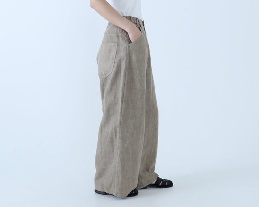【NEW】アイリッシュリネン ミリタリーパンツ