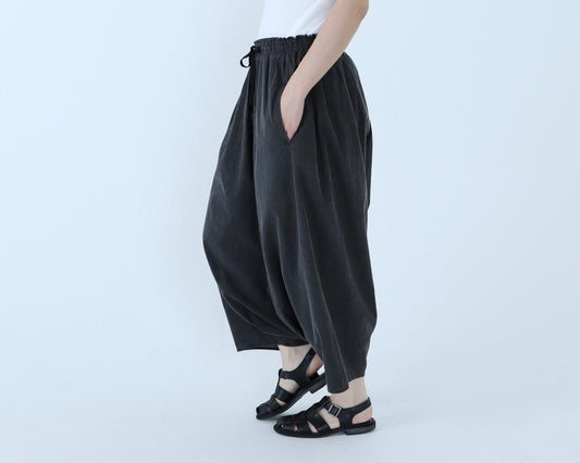 【NEW】綿ピンストライプ サルエルパンツ