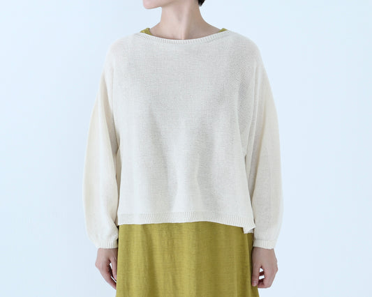 【NEW】GIMAコットン ボートネックセーター
