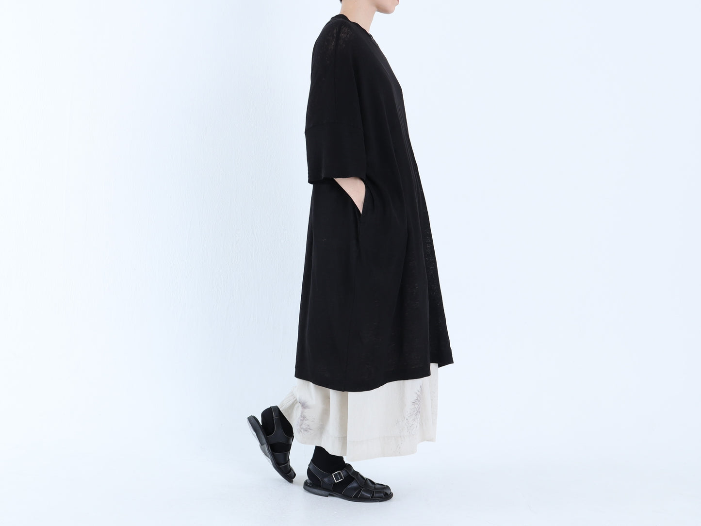 綿 近江晒 HANABIギャザースカート
