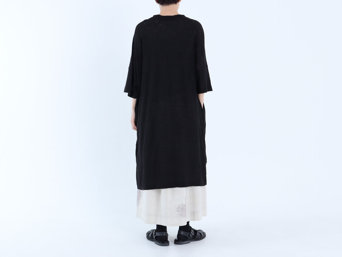 綿 近江晒 HANABIギャザースカート