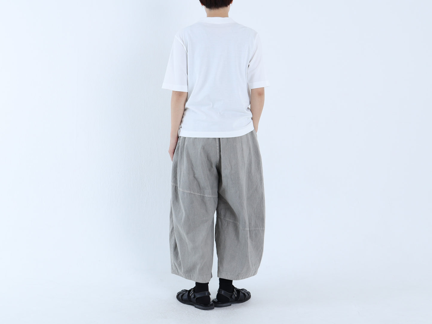 【NEW】綿天竺 ハイネックカットソー