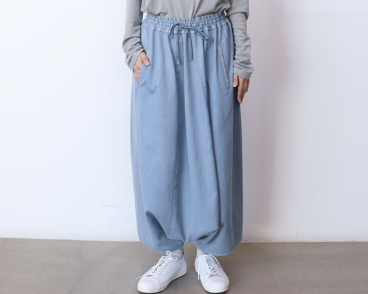 綿刺し子 サルエルパンツ