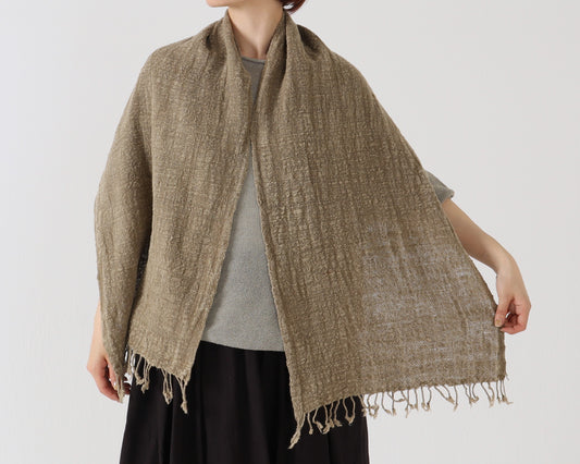手織りコットンストール