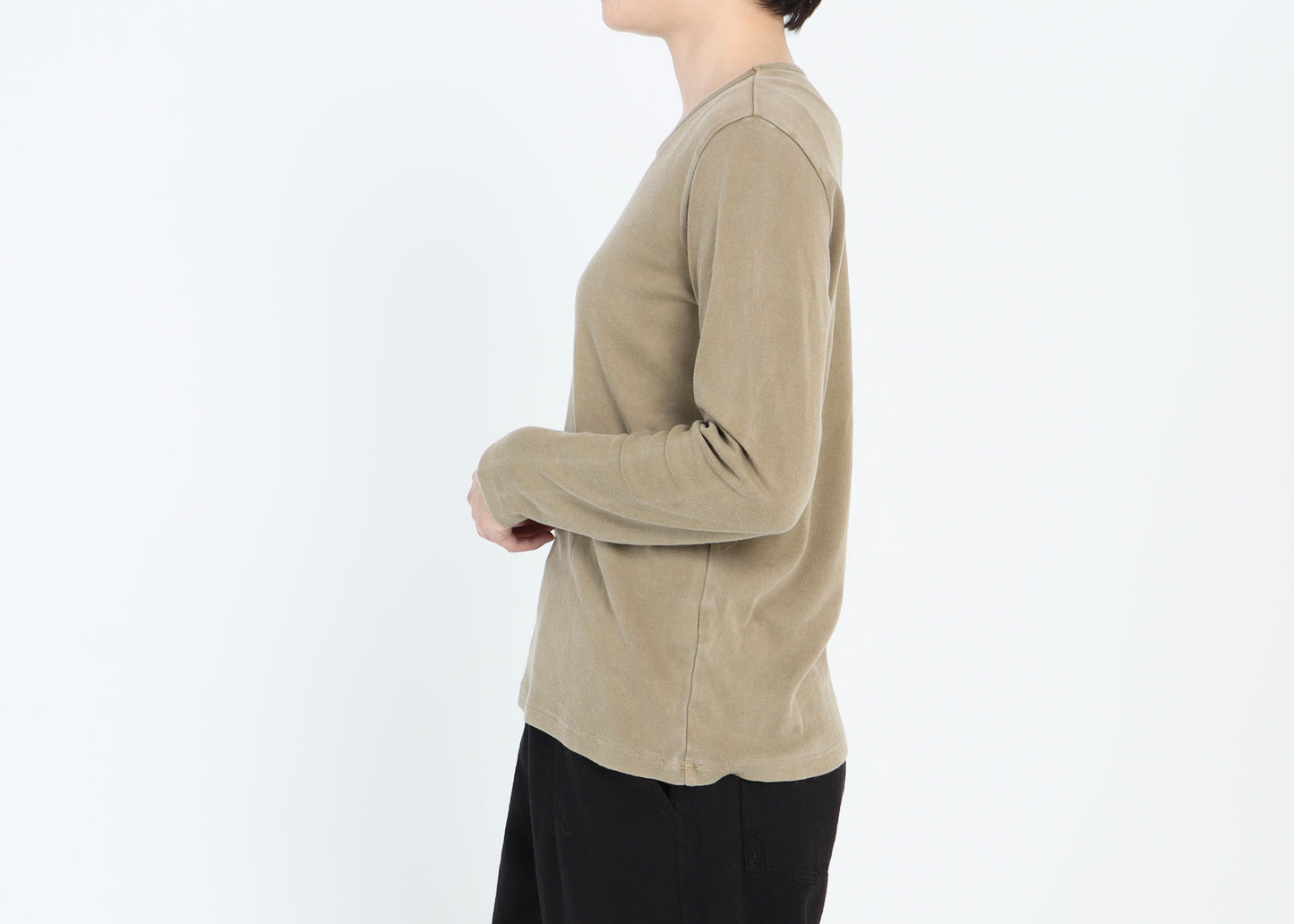 【NEW】綿スムース クルーネックカットソー