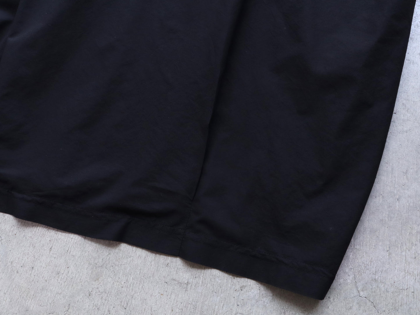 綿天竺×綿ローン塩縮加工 サークルカットソー