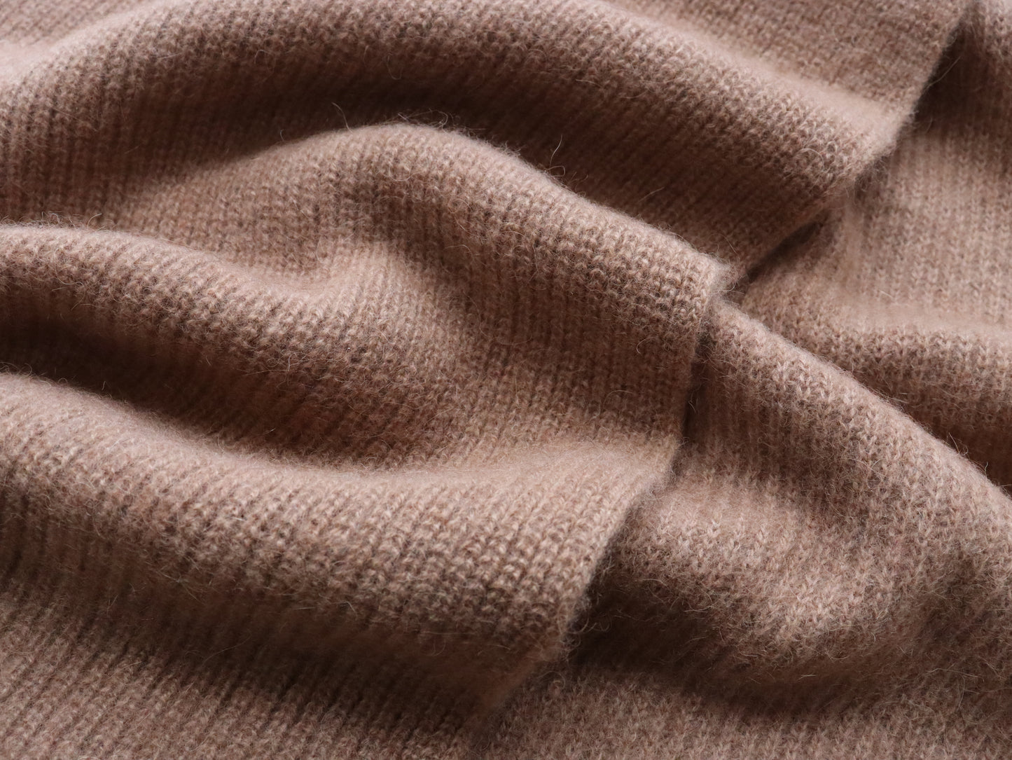 【NEW】ベビーキャメル 片あぜマフラー