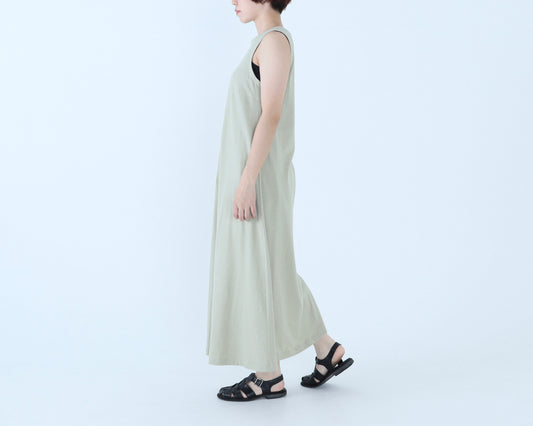 26SS|D-05|綿カットソー ボートネックワンピース