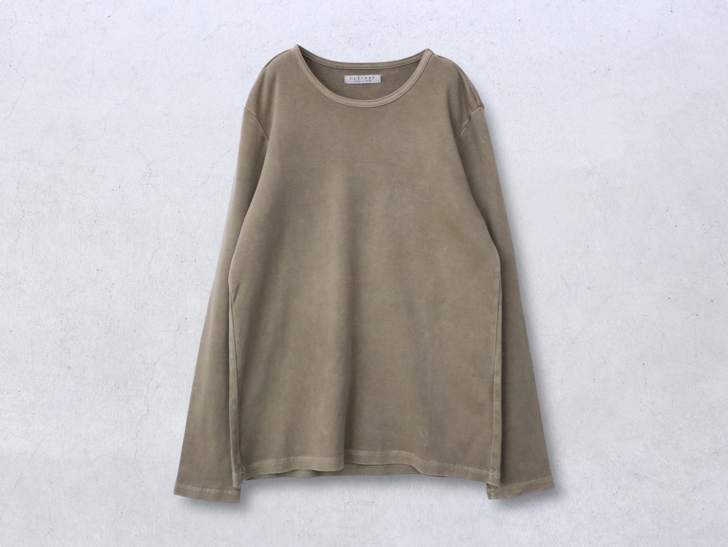 【NEW】綿スムース クルーネックカットソー