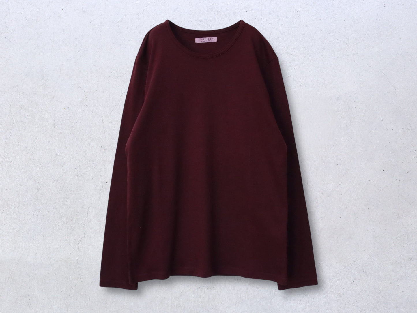 【NEW】綿スムース クルーネックカットソー