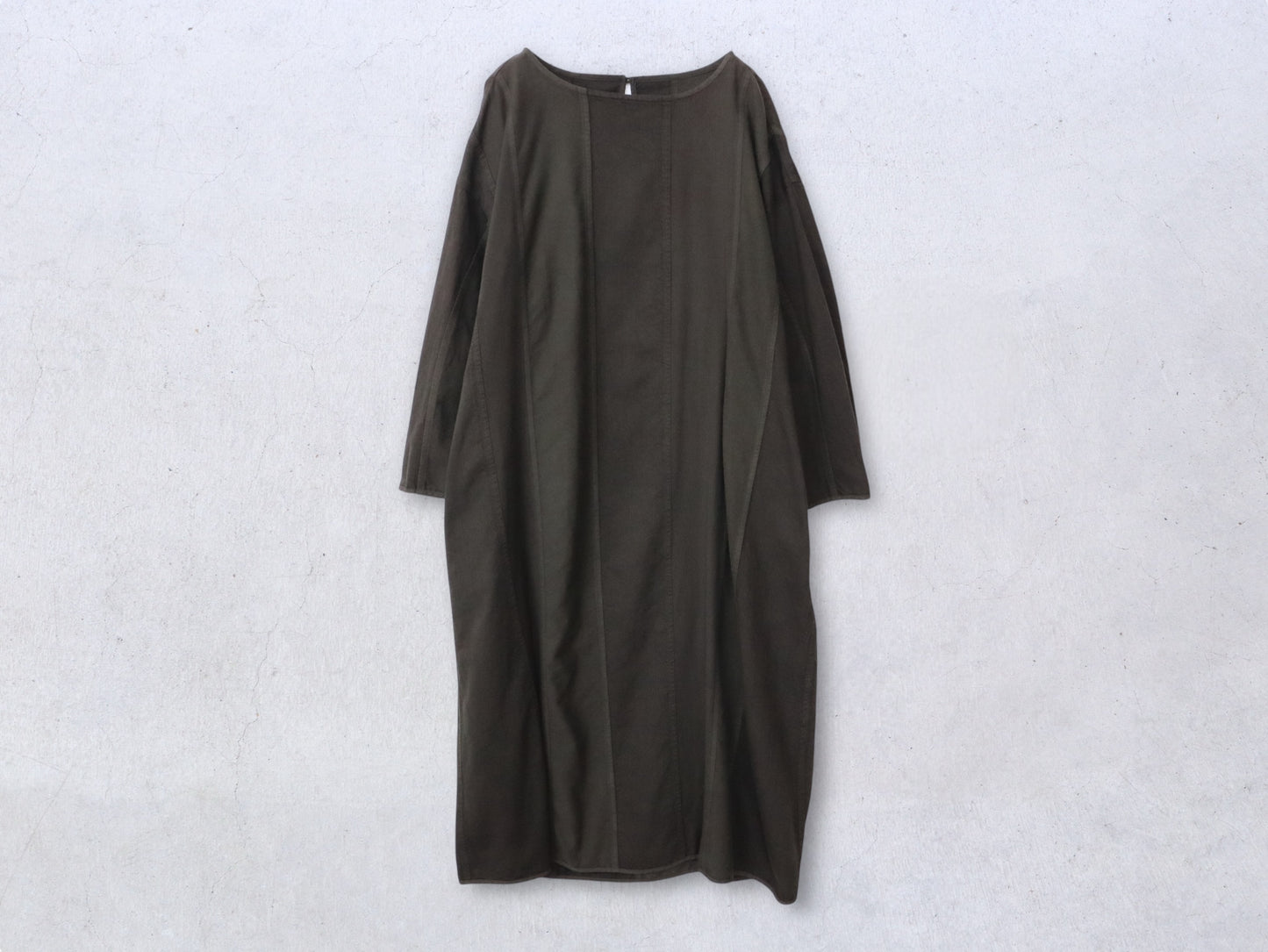 綿麻デニム×綿ネル×綿 HAGIHAGIワンピース