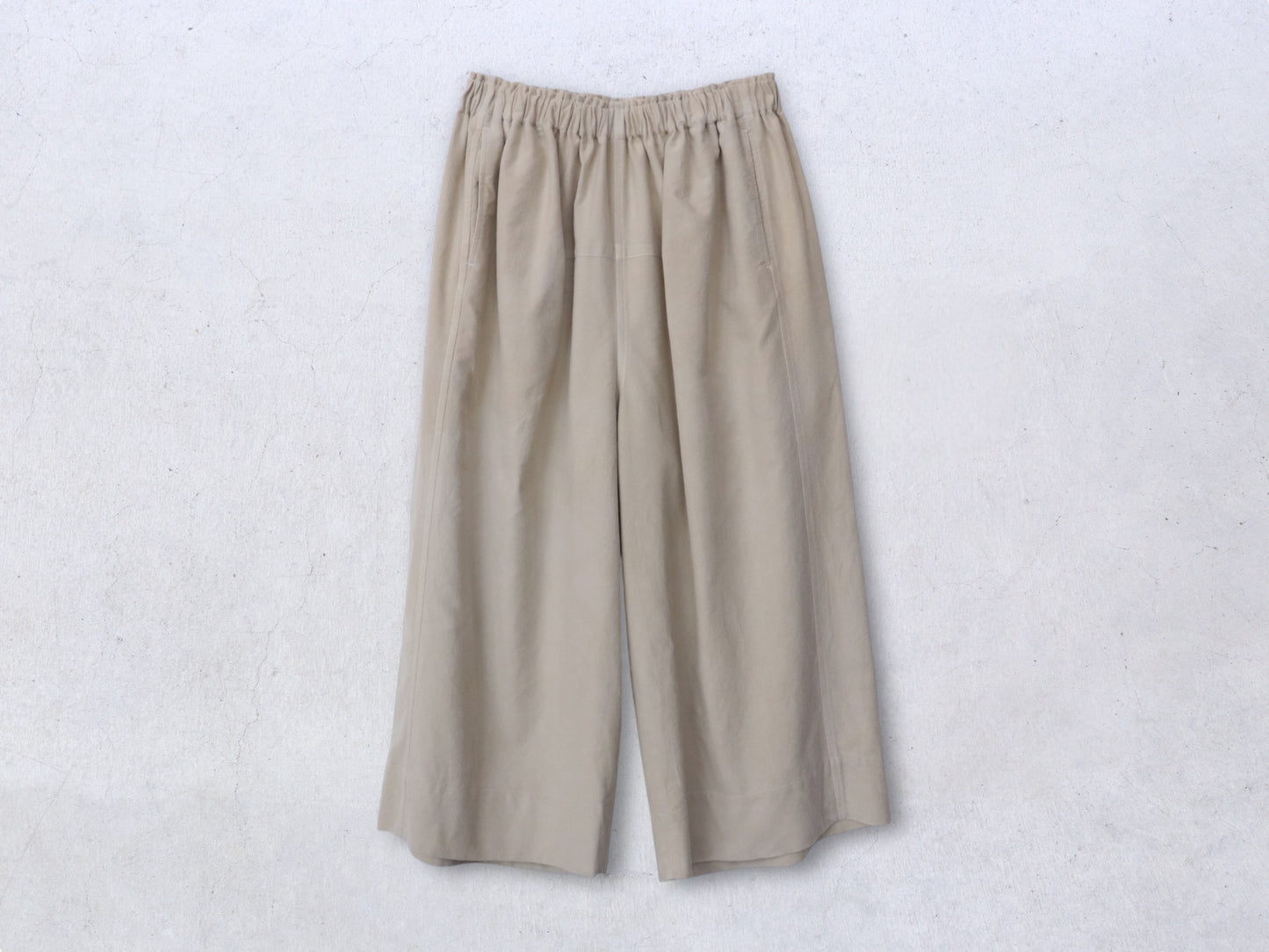 【NEW】綿ネル ガウチョパンツ