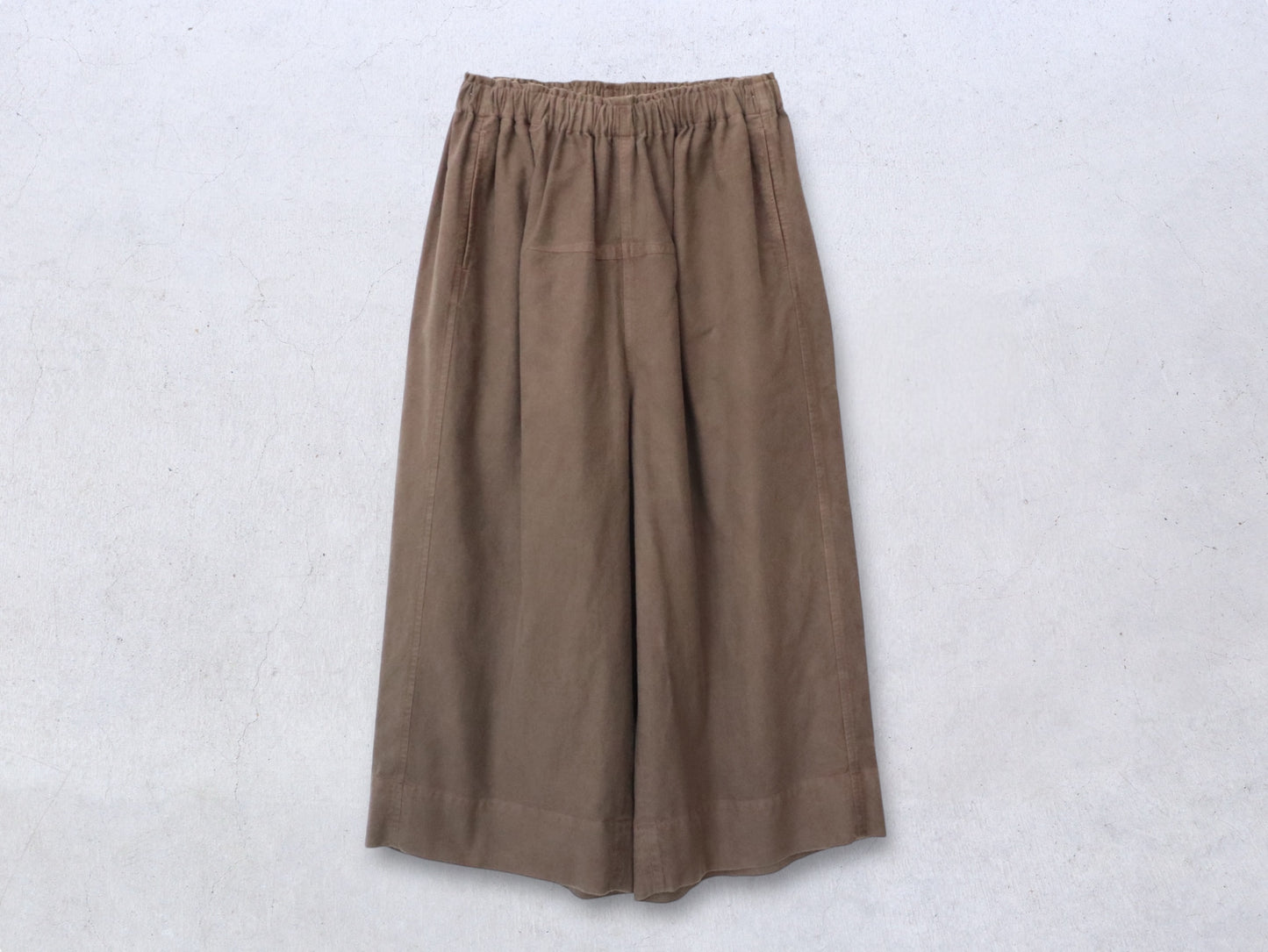 【NEW】綿ネル ガウチョパンツ
