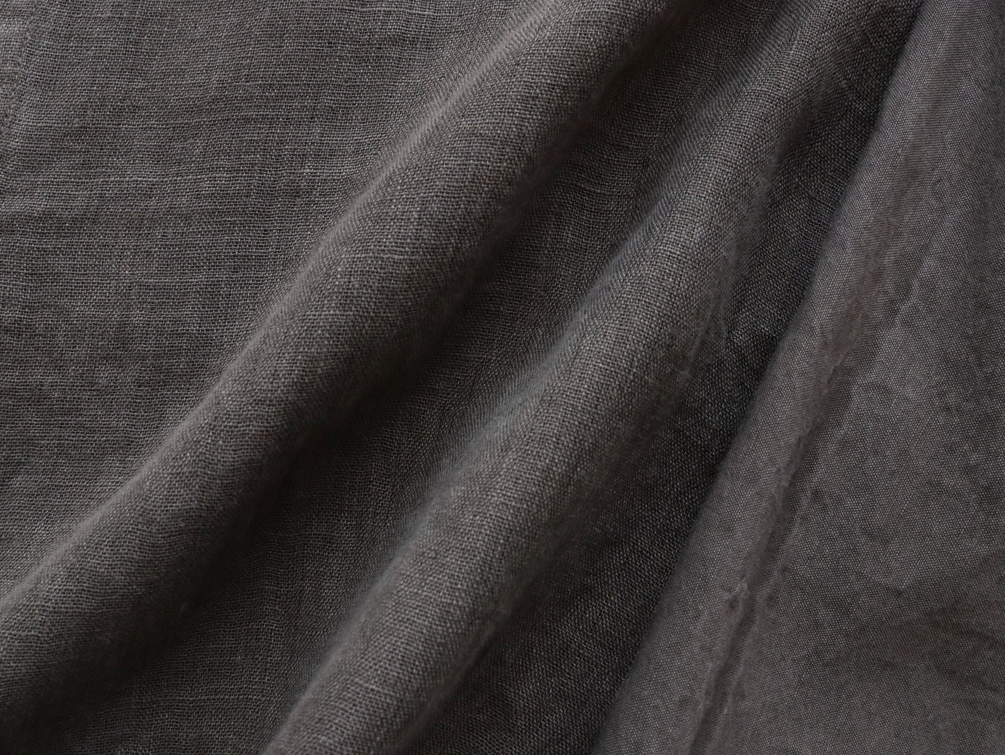 綿麻Wガーゼ×綿麻 バルーンスリーブシャツ