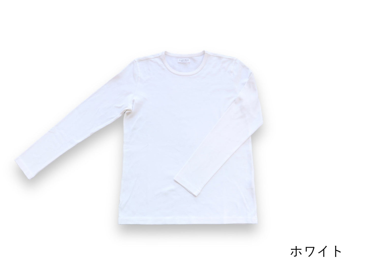 綿スムース クルーネックカットソー