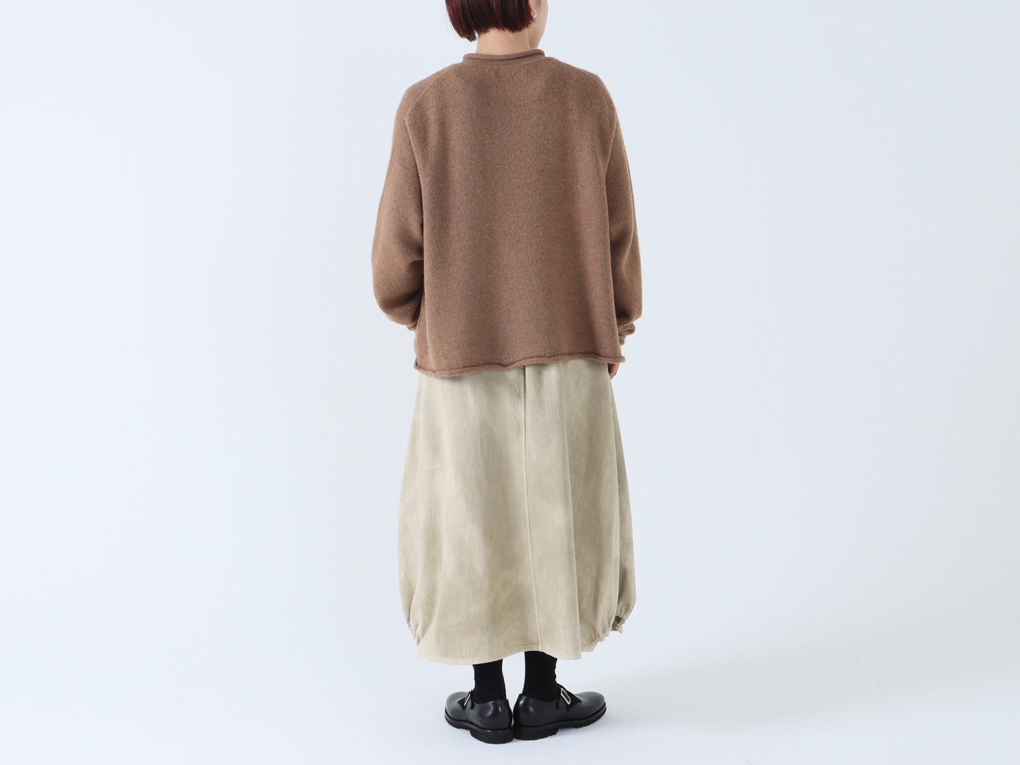 【NEW】ベビーキャメル ロールネックセーター