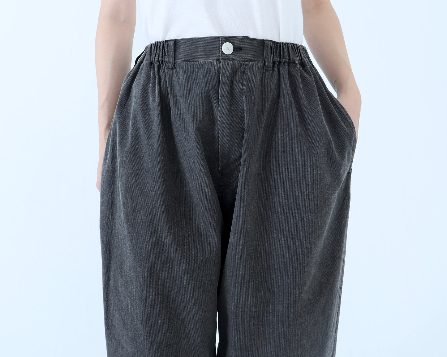 【NEW】綿ピンストライプ アラジンパンツ