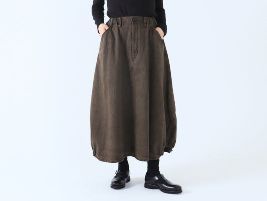 【NEW】ジンバブエコットン ヘムゴムスカート