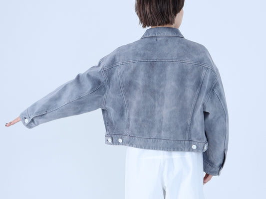 【NEW】綿刺子織 トラッカージャケット