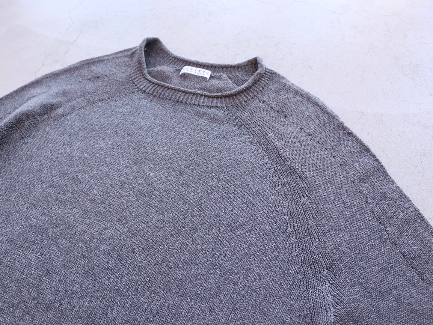 綿強撚糸 カーブセーター