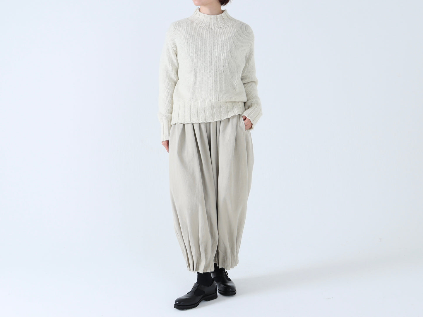 【NEW】モンゴルウール ハイネックセーター