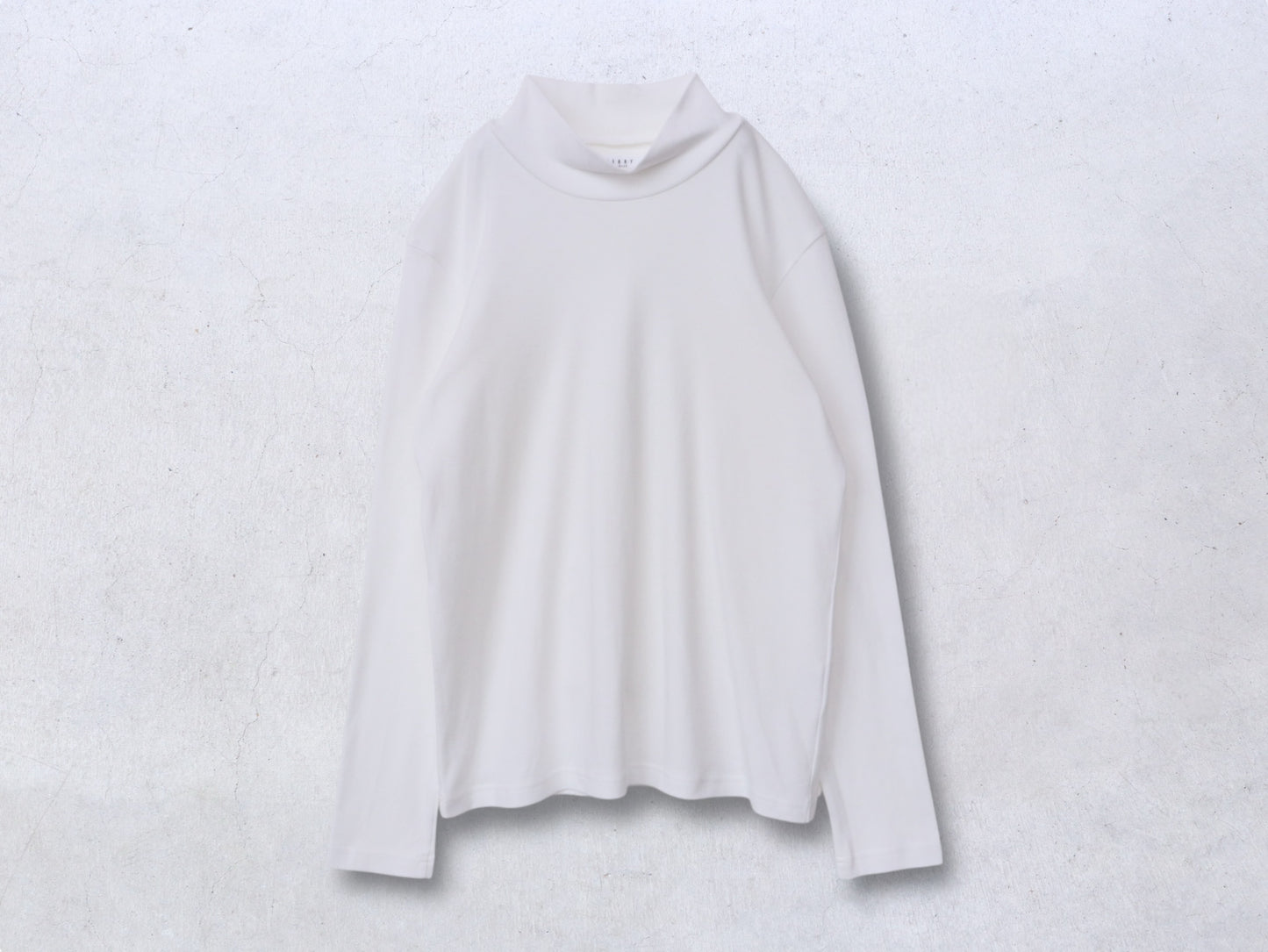 【NEW】綿スムース タートルネックカットソー