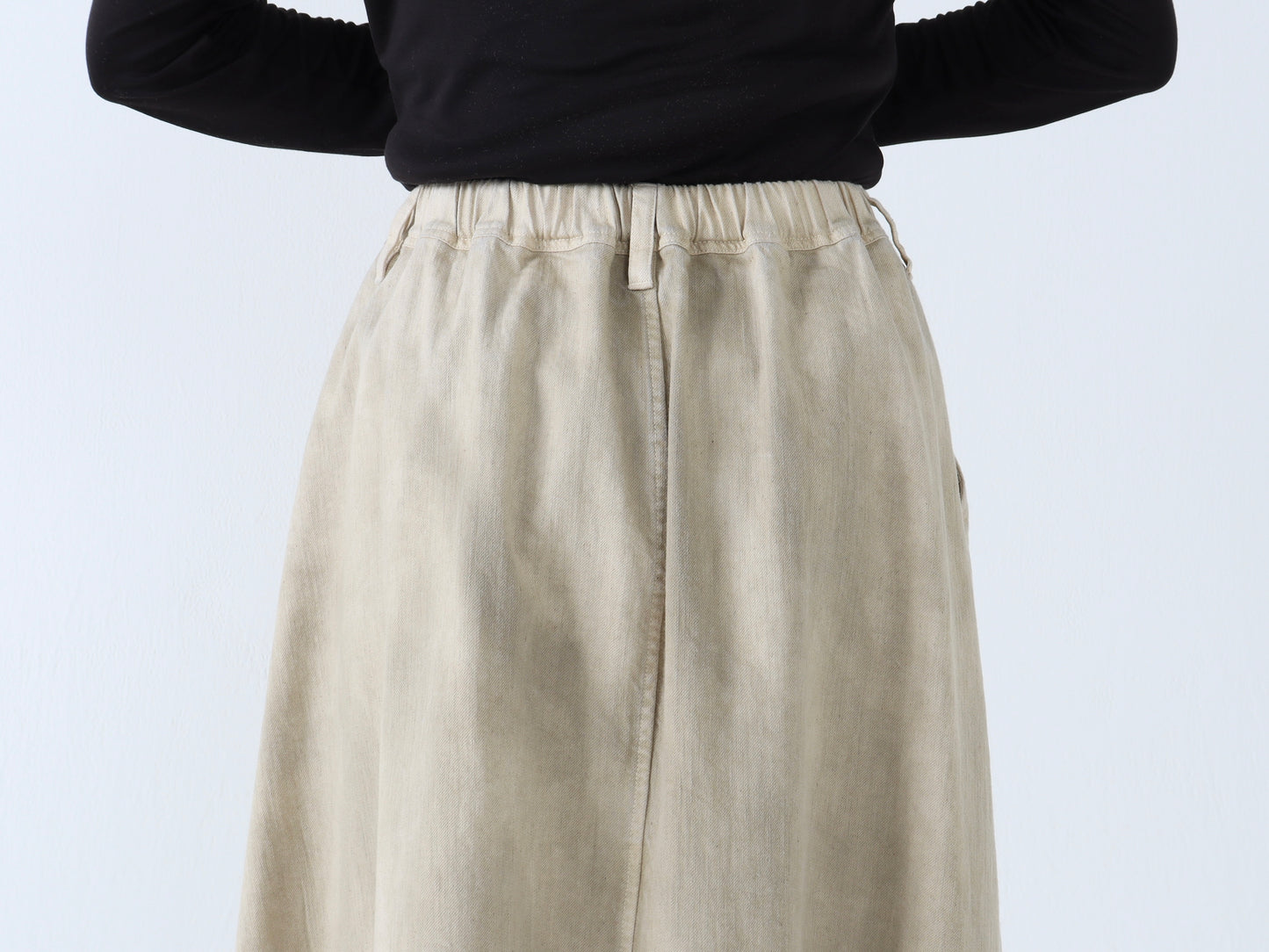 【NEW】ジンバブエコットン ヘムゴムスカート