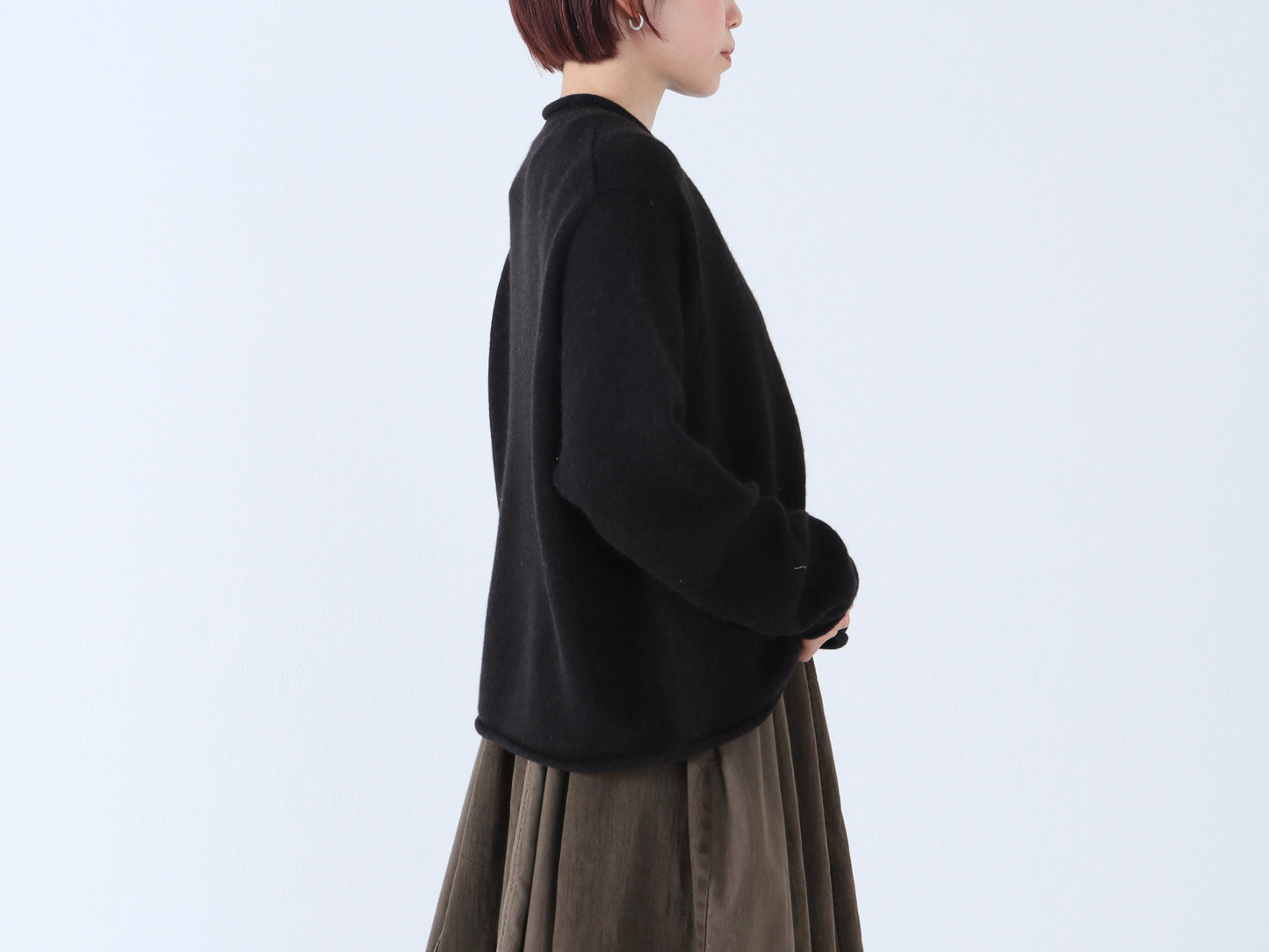 【NEW】ベビーキャメル ロールネックセーター