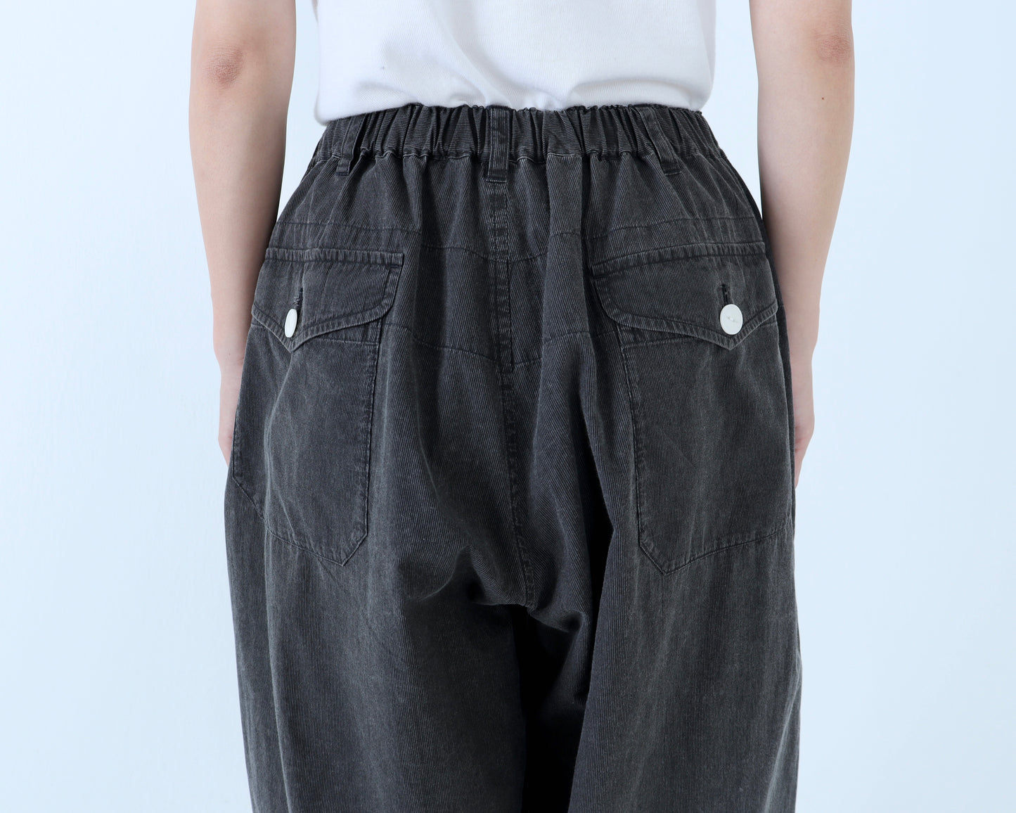 【NEW】綿ピンストライプ アラジンパンツ