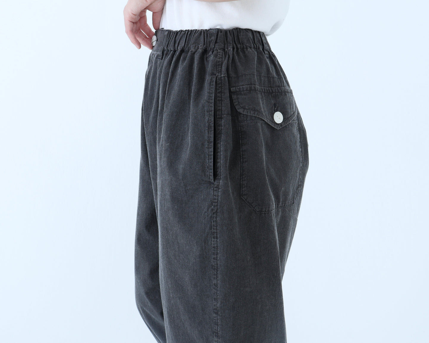 【NEW】綿ピンストライプ アラジンパンツ