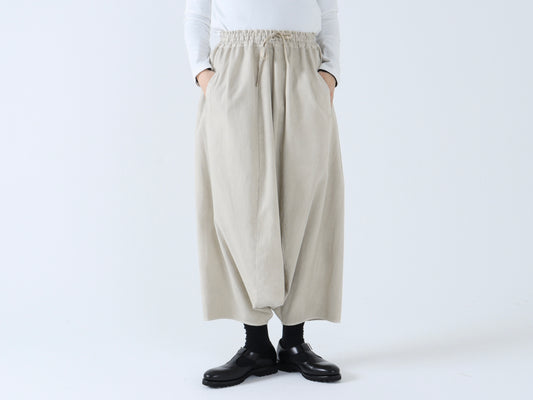 綿刺し子 サルエルパンツ