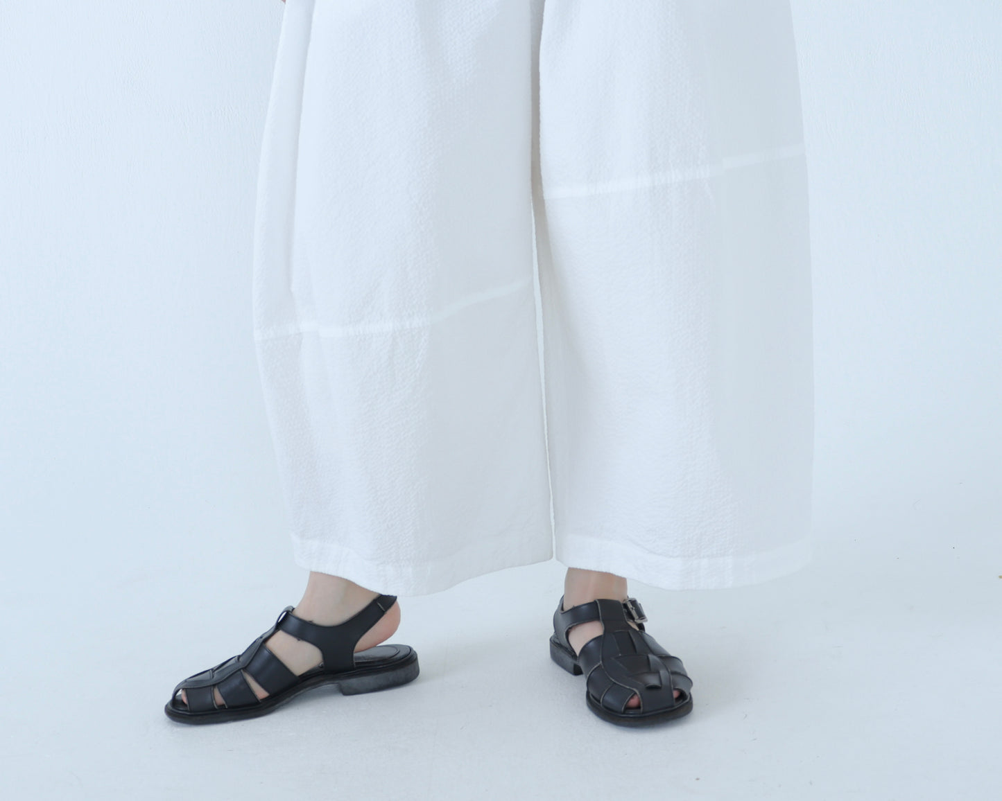 【NEW】綿サッカー キュービックパンツ