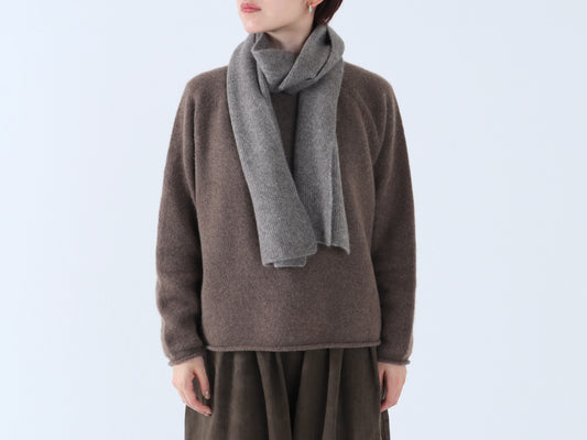 【NEW】ヤク 片あぜマフラー