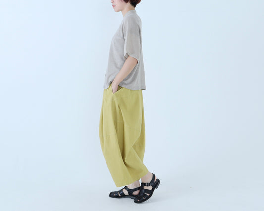 【NEW】綿麻 キュービックパンツ