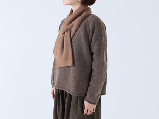 ベビーキャメル ショートマフラー