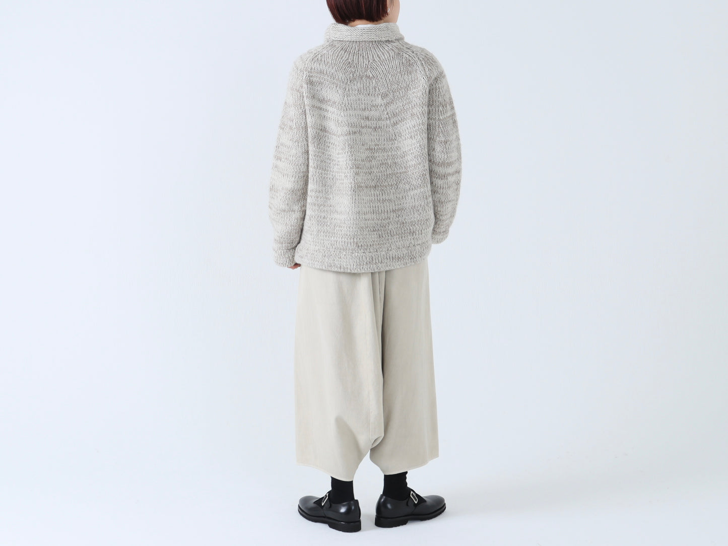 綿刺し子 サルエルパンツ