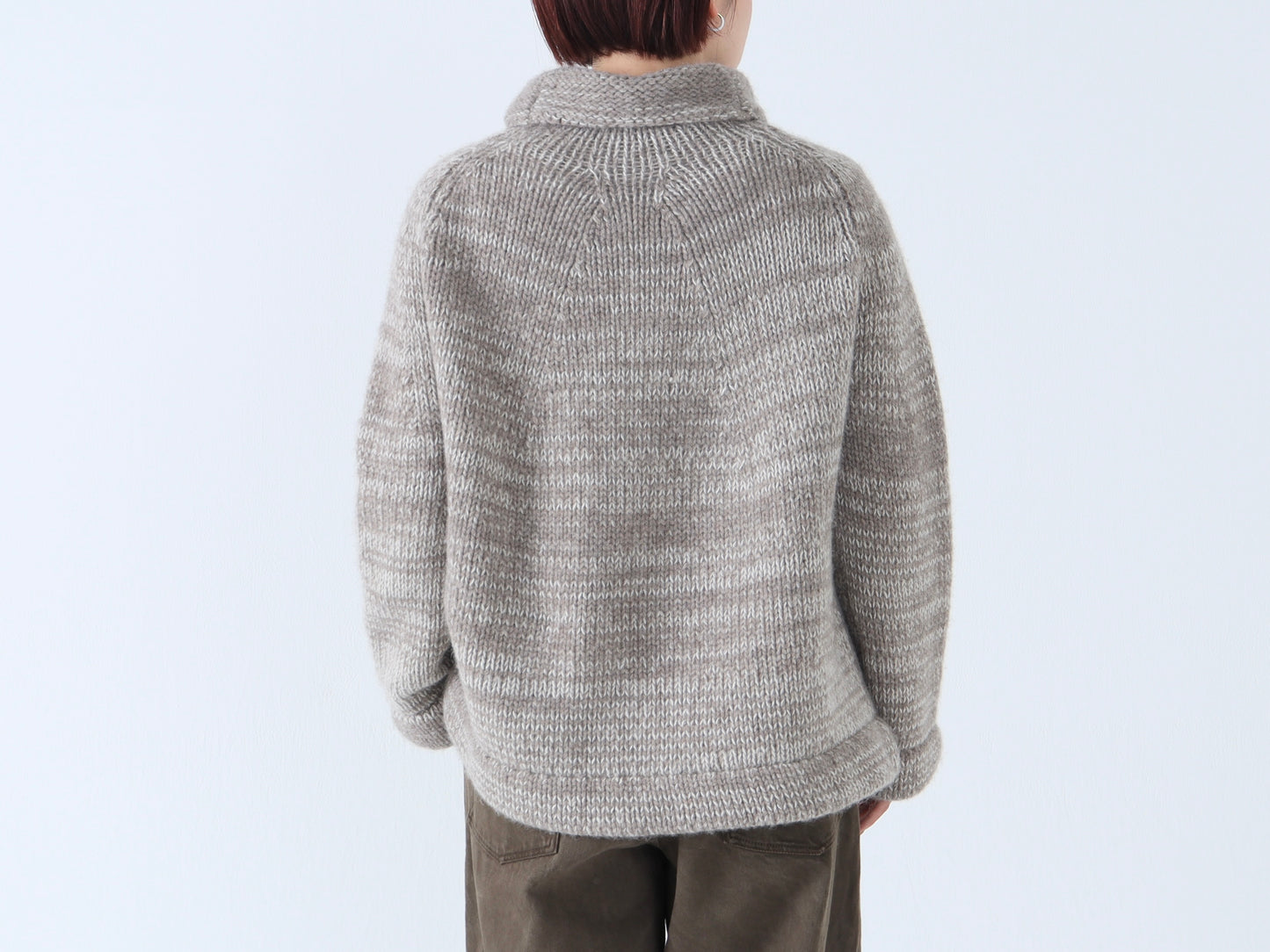 【NEW】モンゴルウール メランジワイドセーター