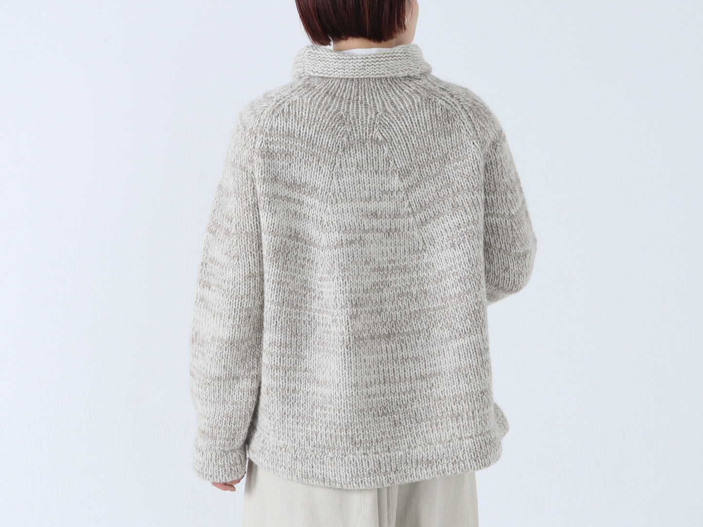 【NEW】モンゴルウール メランジワイドセーター