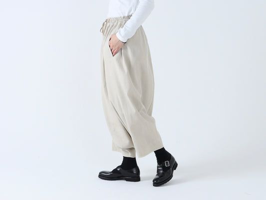 綿刺し子 サルエルパンツ