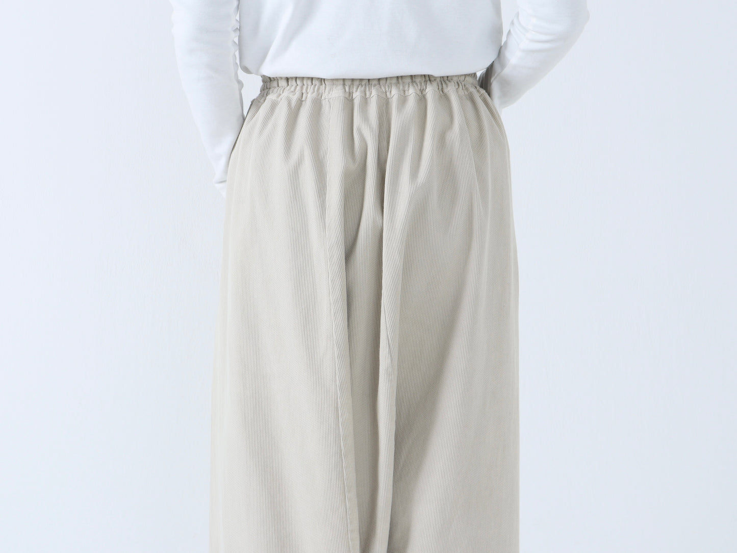 綿刺し子 サルエルパンツ