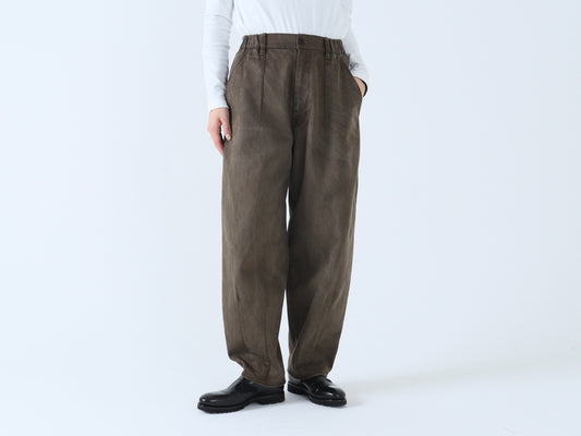 綿デニム ペンシルパンツ