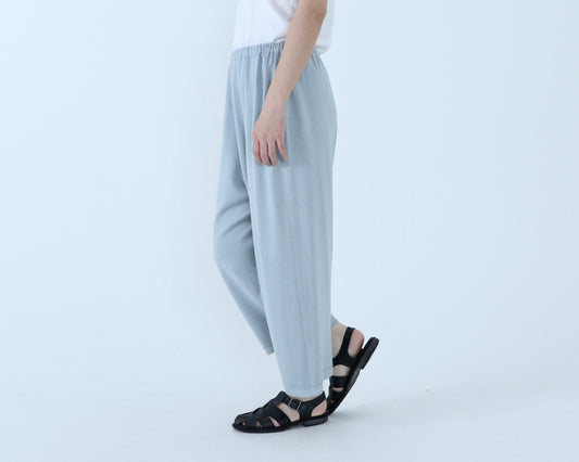 26SS｜K-14｜バンブーコットン　8分丈ニットパンツ