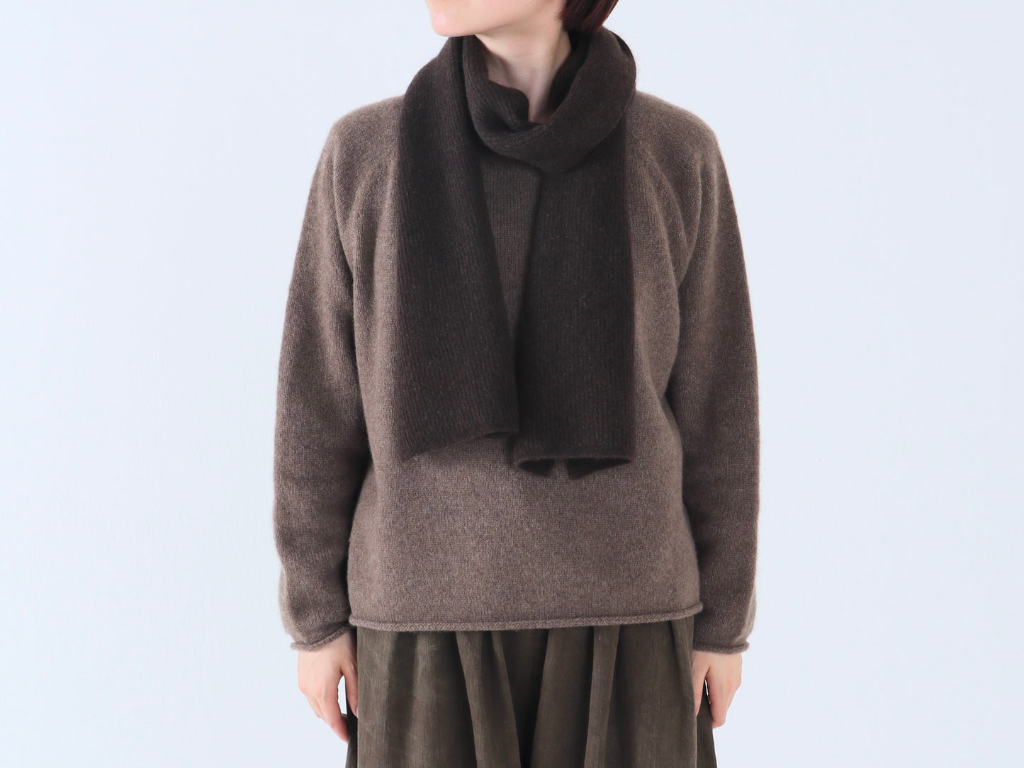 【NEW】ヤク 片あぜマフラー