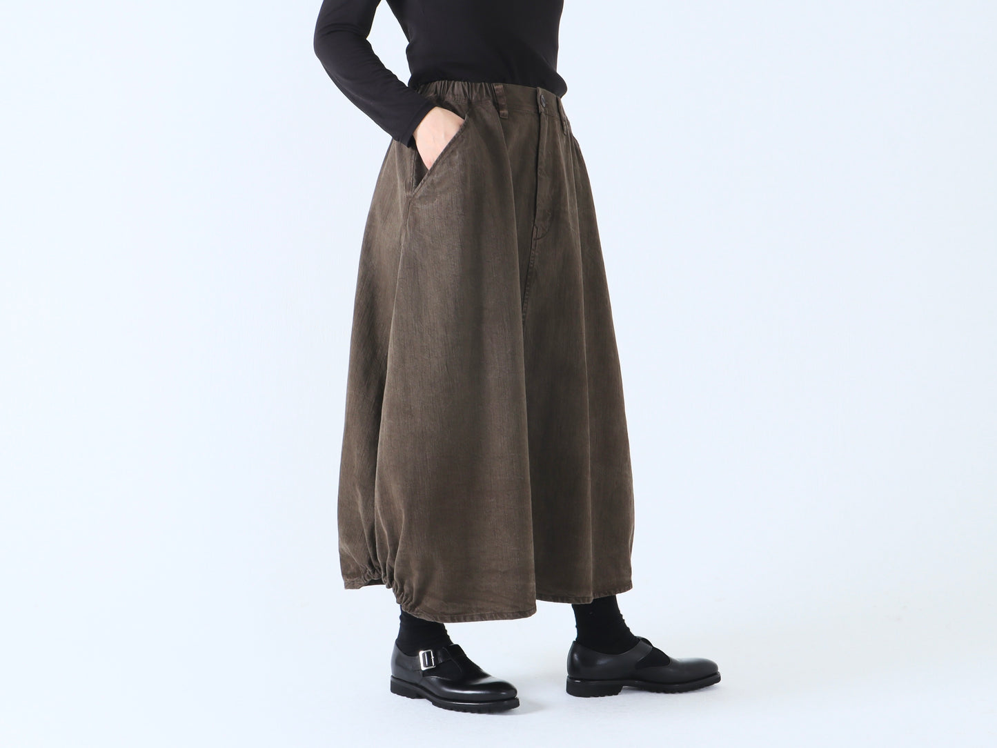 【NEW】ジンバブエコットン ヘムゴムスカート