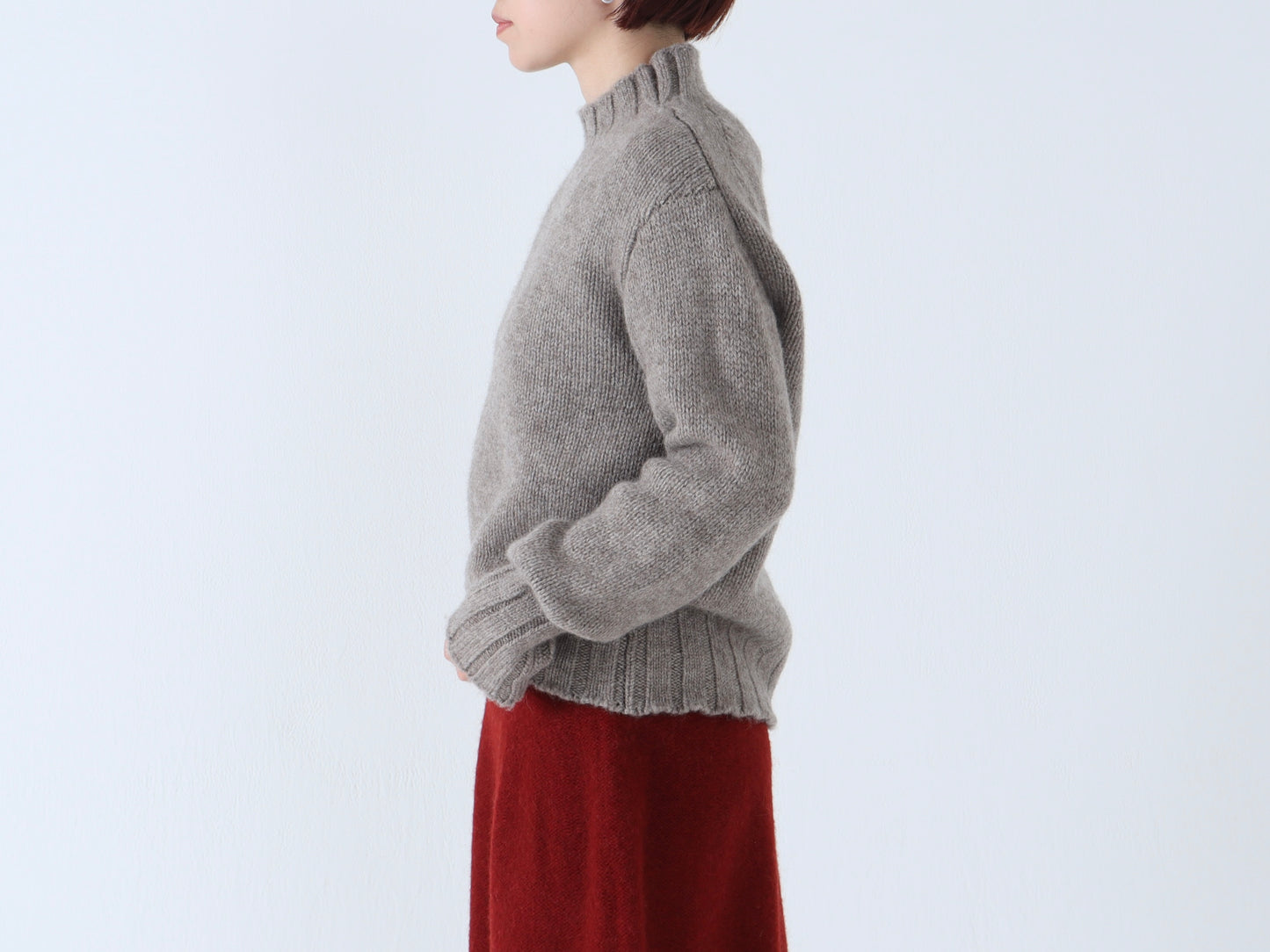 【NEW】モンゴルウール ハイネックセーター