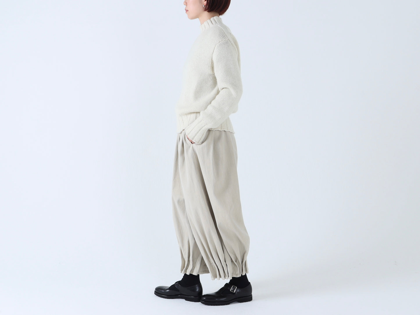 【NEW】モンゴルウール ハイネックセーター