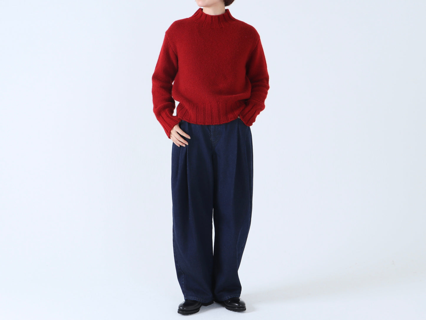 【NEW】モンゴルウール ハイネックセーター