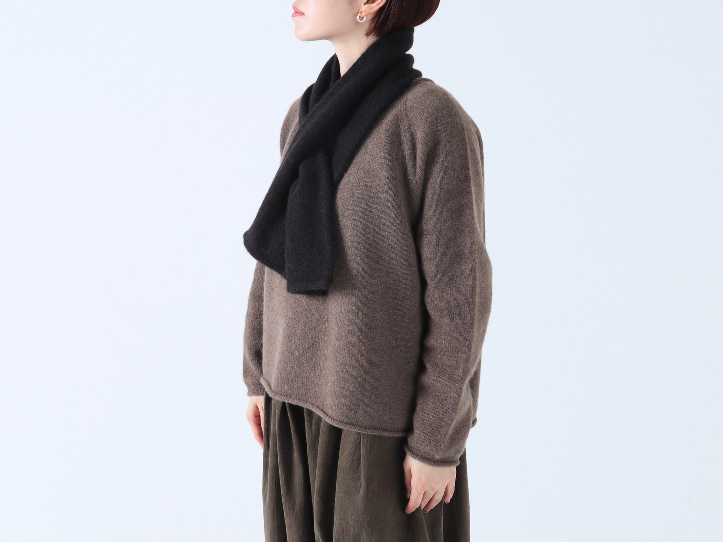 ベビーキャメル ショートマフラー